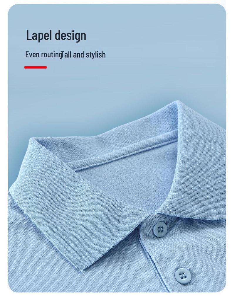 Children's School Uniforms: Boys' and Girls' Summer Polo Shirts, Short-Sleeved T-Shirts, Sizes 110-190