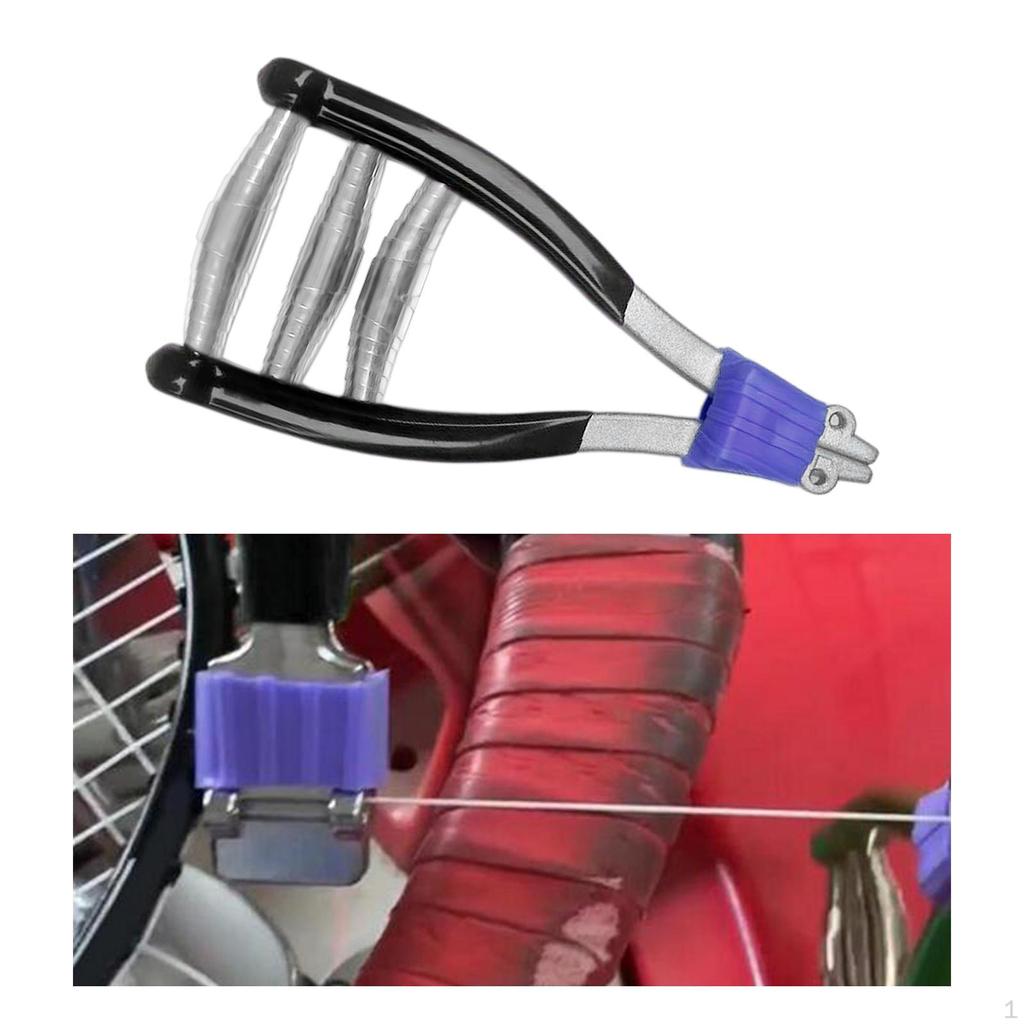 Premium Badminton Racket Stringing Clamp - Lightweight Aluminum Build for Precision