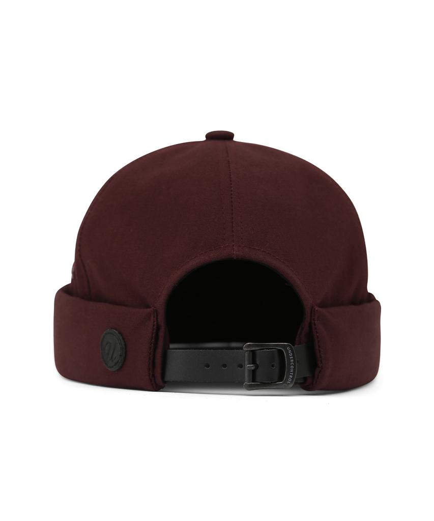 Eondeokeonteulol Vintage Cotton Brimless Cap Mold Cap / Vntg / Wine