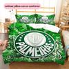 Palmeiras FC Pattern Bedding Home Decoration Birthday & Festival Gift (1 * duvet cover + 2 * pillowcase, without core)
