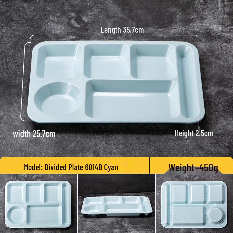 Commercial Melamine Divided Meal Plate