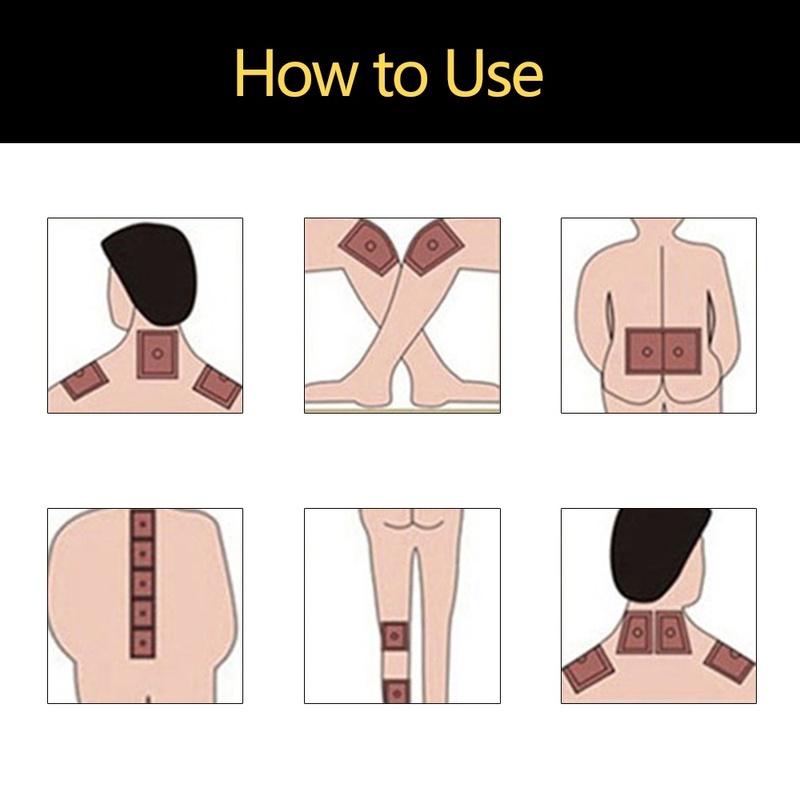 48Pcs/6Bags Chinese Snow Lotus Pain Relief Plaster for Shoulder Neck Back Pain Knee Joint Pain Muscle Pain