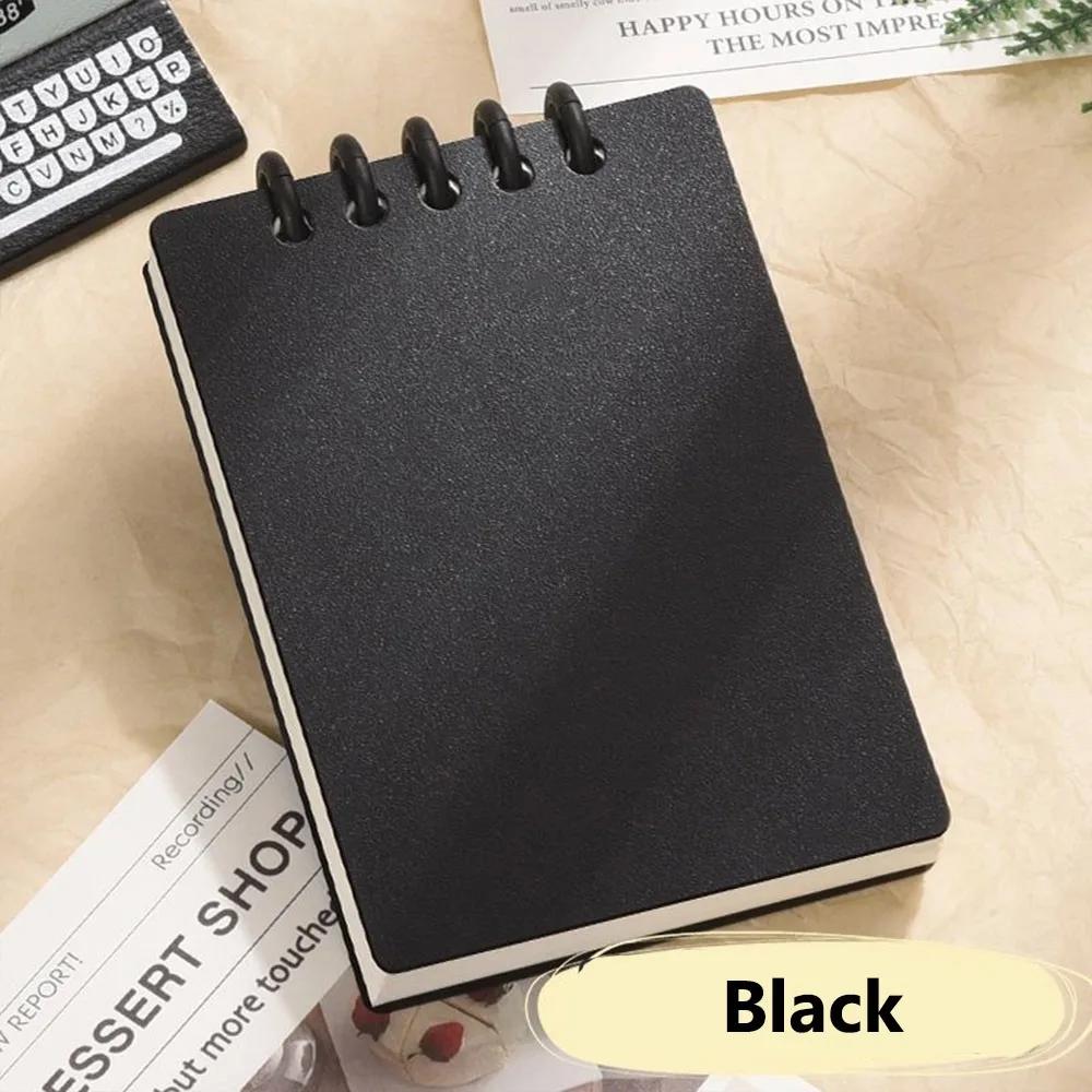 Cute Mini Notebooks A7 Pocket Notebook Small Memo Pad Loose-leaf Square Notepad Horizontal Line Inner Page Memo Pad Diary Book