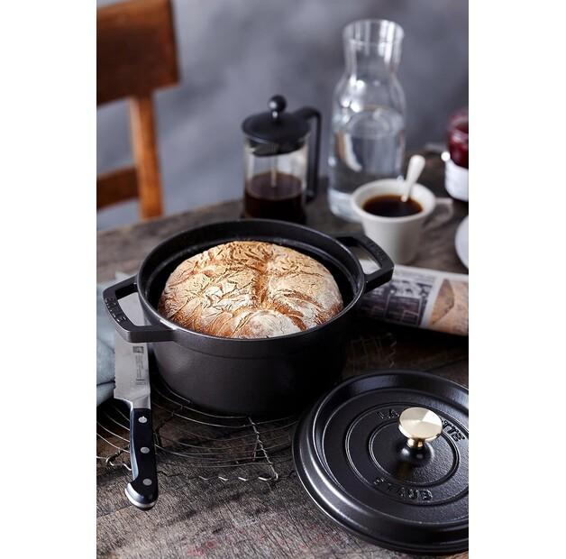 Casserole Zwilling Staub, Round, 28 Cm, Black, 6.7 L (40500-281-0)