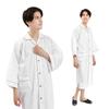 Shirt Gown Nightgown Shirt Gown Hotel Hotel Pajamas Room Wear Room Wear Business Night Luxury [Fuuka] Women's Men's (White) (F Size)