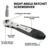 L-shaped Mini 36-tooth Ratchet Screwdriver Two-way Right Angle Screwdriver For Narrow Small Space Gap Repair Hand Tool