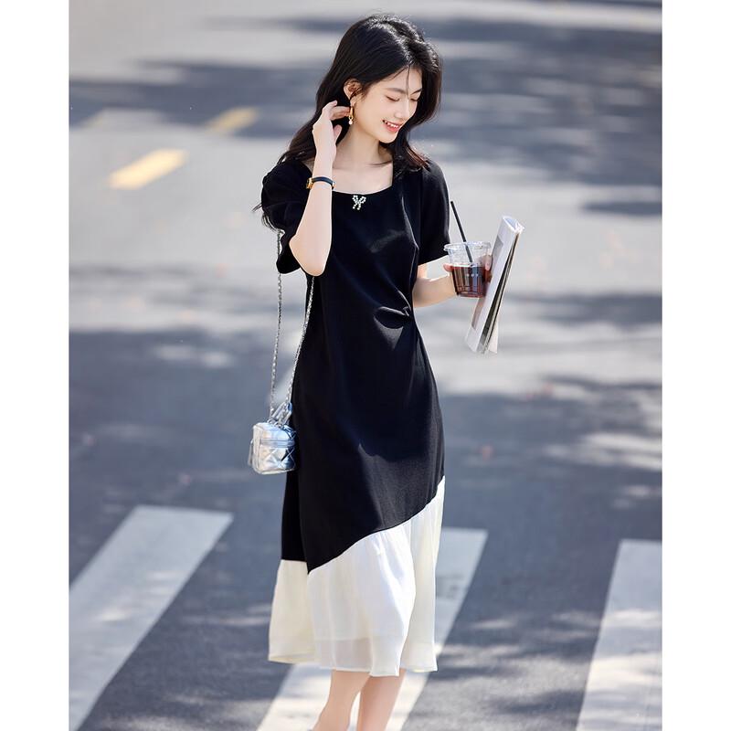 French Elegant Hepburn Style Pearl Dress