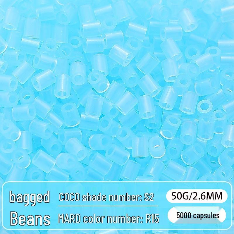 Mard Family Perler Beads P Series Pearlescent Colors 2.6mm Refill Pack - 50g Fused Beads