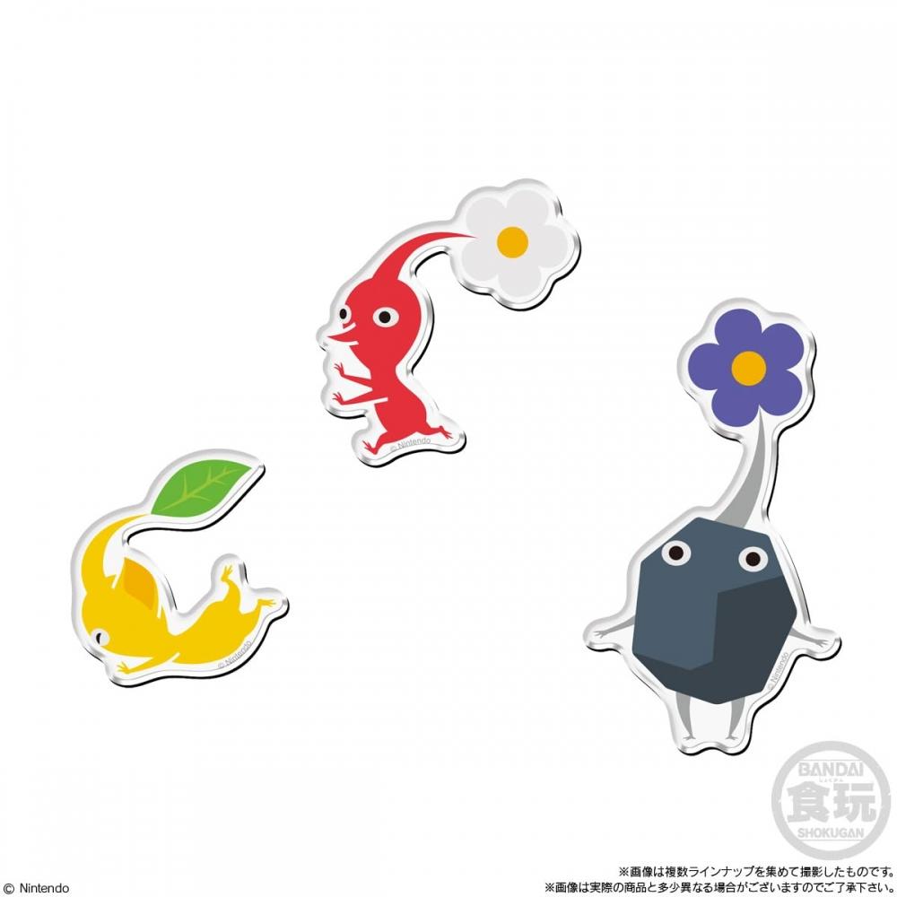 [Resale] Pikmin Character Magnets (14 Pieces) Candy ToyChewing Gum (Pikmin)