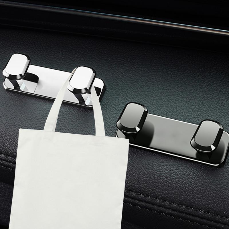 Car Sticky Hooks For Keys Hangers Stick On Car Cable Organizer Self-Adhesive Hook Auto Keys Holder Vehicle Storage Hooks