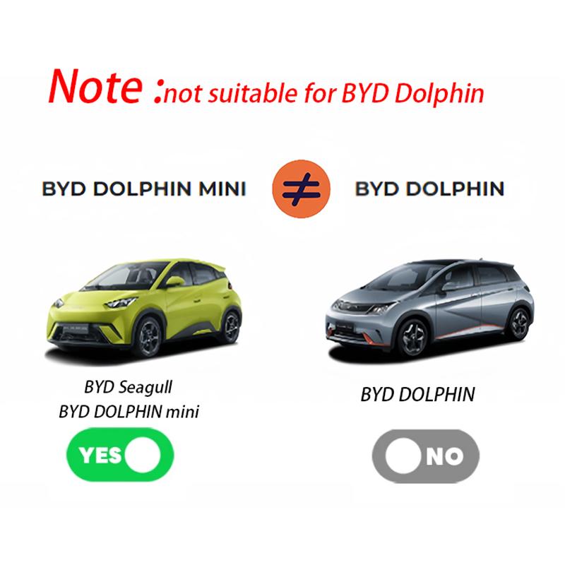 For BYD Seagull Door Slot Pad Glass Lifting Panel Sticker Door Armrest Protective Cover Storage Box Pad Car Interior Supplies
