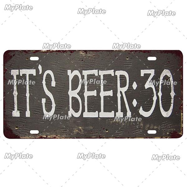 Bar Zeichen Nummernschild Bier Metall Zeichen Zinn Zeichen Vintage Dekor Zimmer Dekor Metall Plaque Mann Höhle Tiki Bar Zeichen wohnkultur