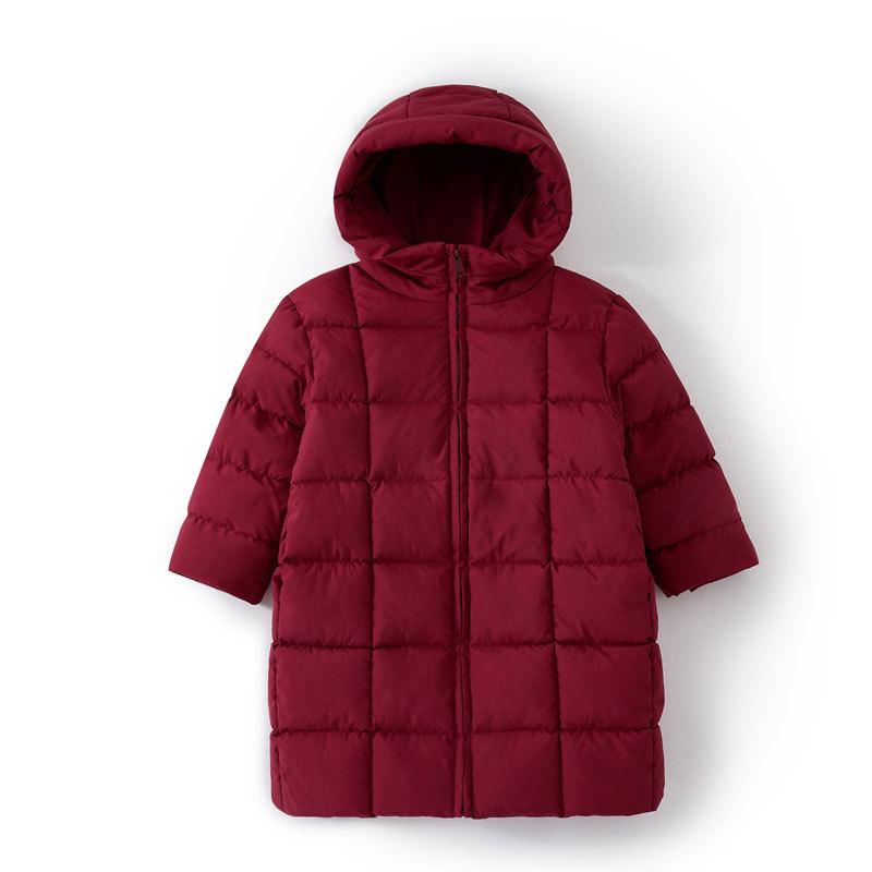 2025 New Thick Cotton-Padded Jacket: Over-Knee Coat for Kids, Unisex Autumn/Winter Outerwear