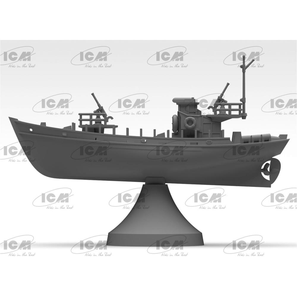 Icm Icm 1 350 Wwii German Navy Fighter Fishing Boat Plastic Model S018