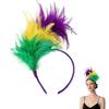 Feather Headband for Women Feather Fascinator Headband Cocktail Wedding Party