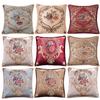 European Jacquard Pillow Sofa Lumbar Pillow Car Bedroom Home Large Backrest Gift Pillow Cover