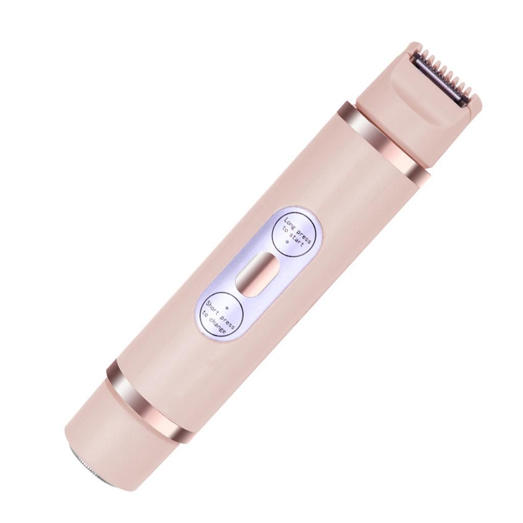 Women Electric Shaver USB Rechargeable Double Head IPX7 Waterproof Portable Face Body Bikini Area Arm Leg Hair Removal Epilator Razor Trimmer