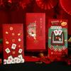 6pcs/set Cartoon Fortune Red Envelope Chinese Style Blessing Hongbao  Lunar New Year