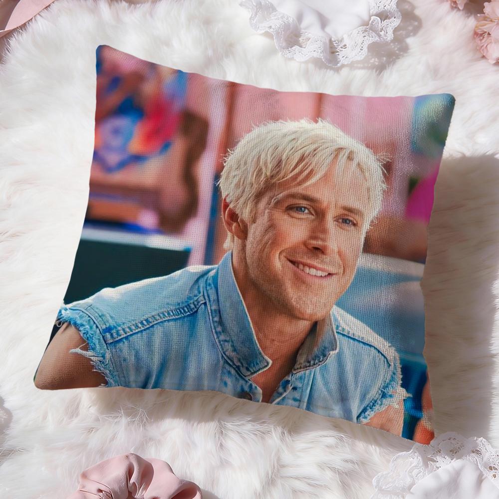 Federa Cuscino Singer R-Ryan Gosling Comfort Premium Reversibile - Design Due in Uno per Qualsiasi Stanza & Interno Auto