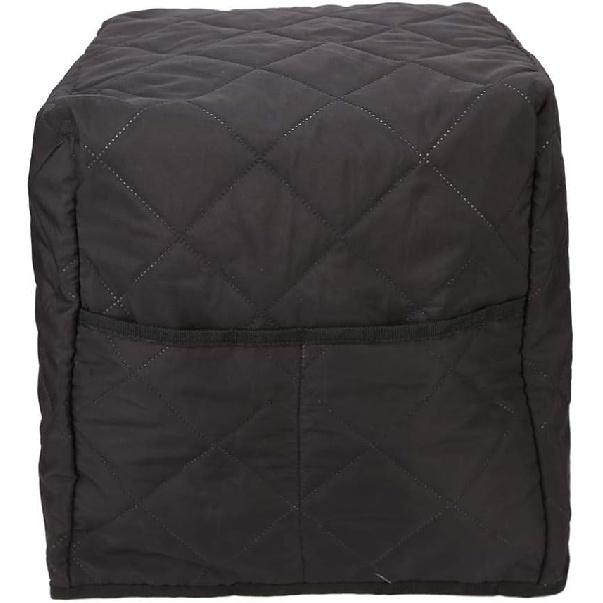 Weiyirot Coffee Machine Cover, Dustproof, Home Appliance Cover, Black, Cotton, Compact, Portable, Drip Coffee Maker Protection, For Home & Travel