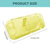 Clear PC Case Shockproof Protective Cover Transparent Protector with Convenient Build In Stand for Switch Lite