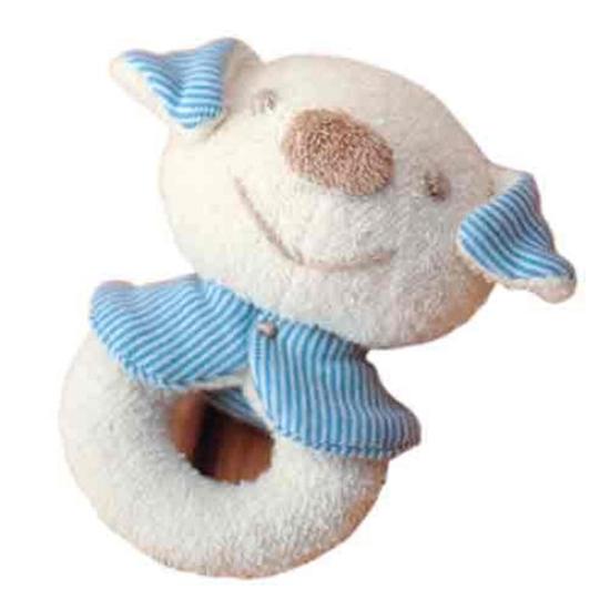 

Набор для рукоделия из органического хлопка Hamanaka для детей, Собачка-погремушка из хлопка для детей, H434-503