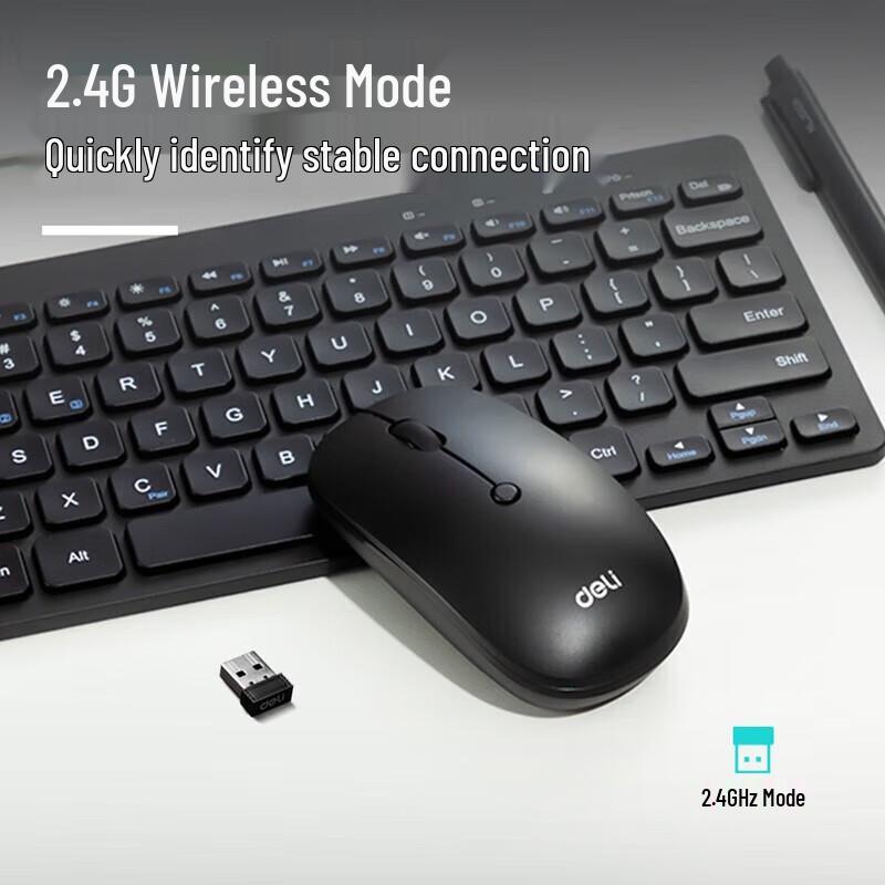Deli LN210-B 2.4G Wireless Mouse
