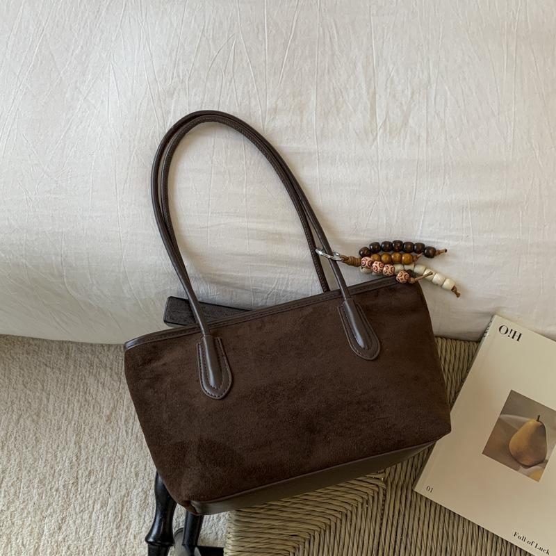 Retro bag women's large capacity 2025 new autumn and winter versatile casual shoulder underarm bag texture commuter tote bag