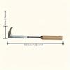 Heavy-Duty Carbon Steel Hand Shovel With Ergonomic Grip - Manual Weeding Tool For Road Cracks & Gardens