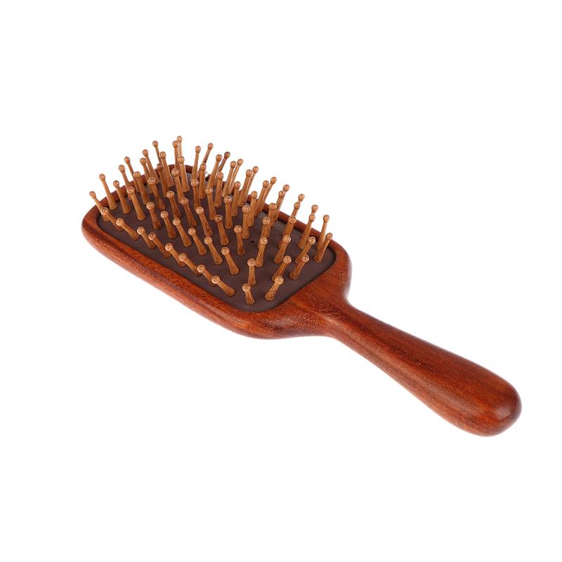 Large Square Airbag Massage Comb Portable Hairdressing Sandalwood Air Cushion Comb Professional Salon Hairdressing Comb