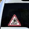 Dog Car Stickers Animal Auto Accessories Self-adhesive Vinyl Decals Body Bumper Windshield Window Scratch Covering Decoration
