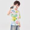 Duoduojia Boys' Summer Cool-Touch Tie-Dye Short Sleeve T-Shirt