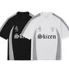 American Retro Sports Jersey Short-sleeved Fans European and American Street Tide Brand Loose Fan Version