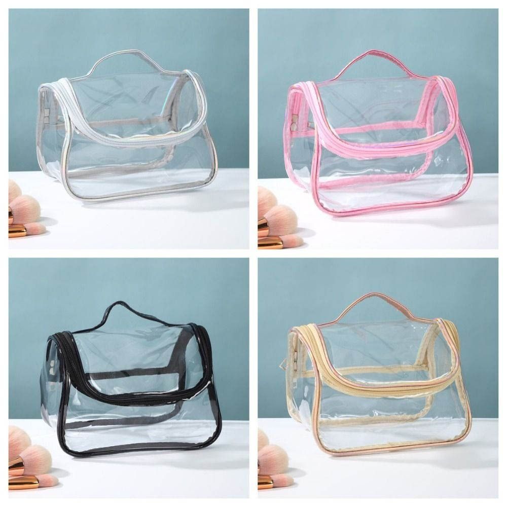 Waterproof PVC Cosmetic Bag Transparent Toiletry Wash Storage Organizer Clear MakeUp  Bag  Shopping