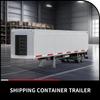 268PCS Blocuri de Construcție Cap Camion American Creative Conectabile Model Remorcă Container Cărămizi Jucării DIY Pentru Copii Cadouri de Sărbători