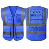 Custom Your Logo Workwear Vest Multi Pockets Construction Building Vests With Zipper Front Working Clothes For Women Men