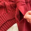 New Loose Knit Fried Dough Twists Sweater Suit Women's Winter High Waist Slim Straight Wide Leg Pants Two-piece Set