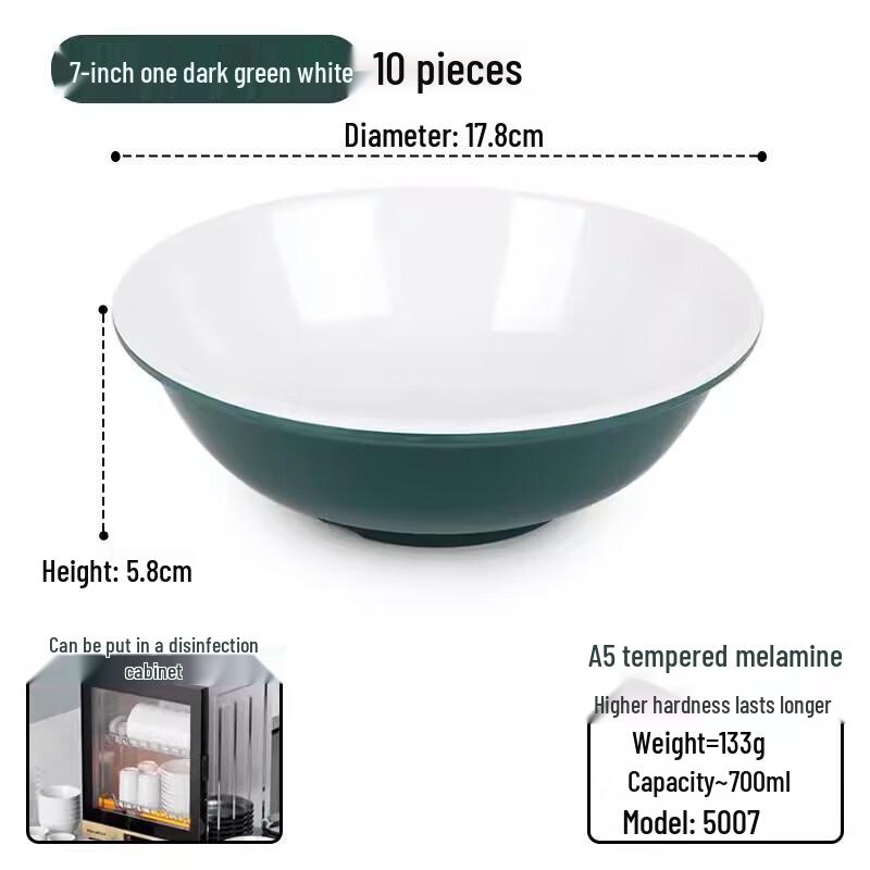 

Melamine Imitation Porcelain Breakfast & Snack Bowls