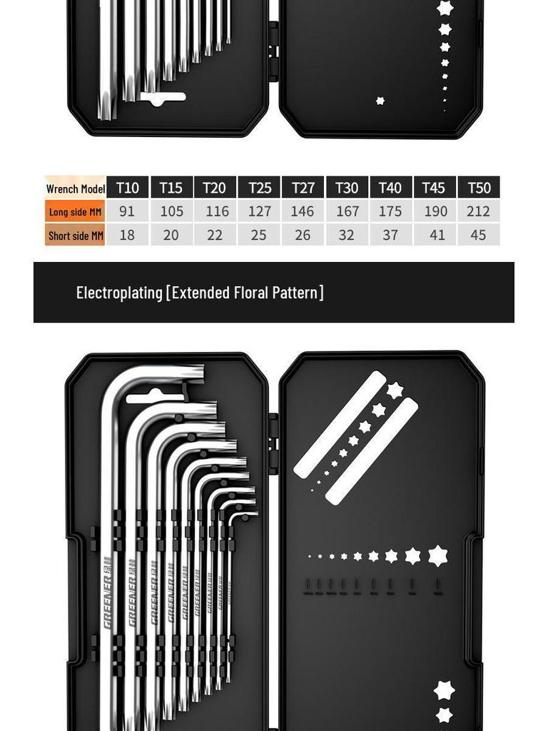 Universal Hex Wrench Set - 6-Point Screwdriver & Extendable Hex Tool