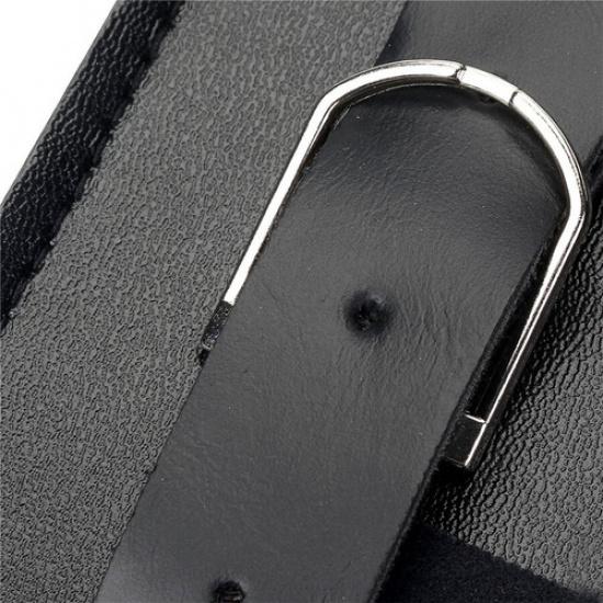 Universal PU Leather Bar Mount Luggage Saddle Bag Motorcycle Bicycle Tool Pouch