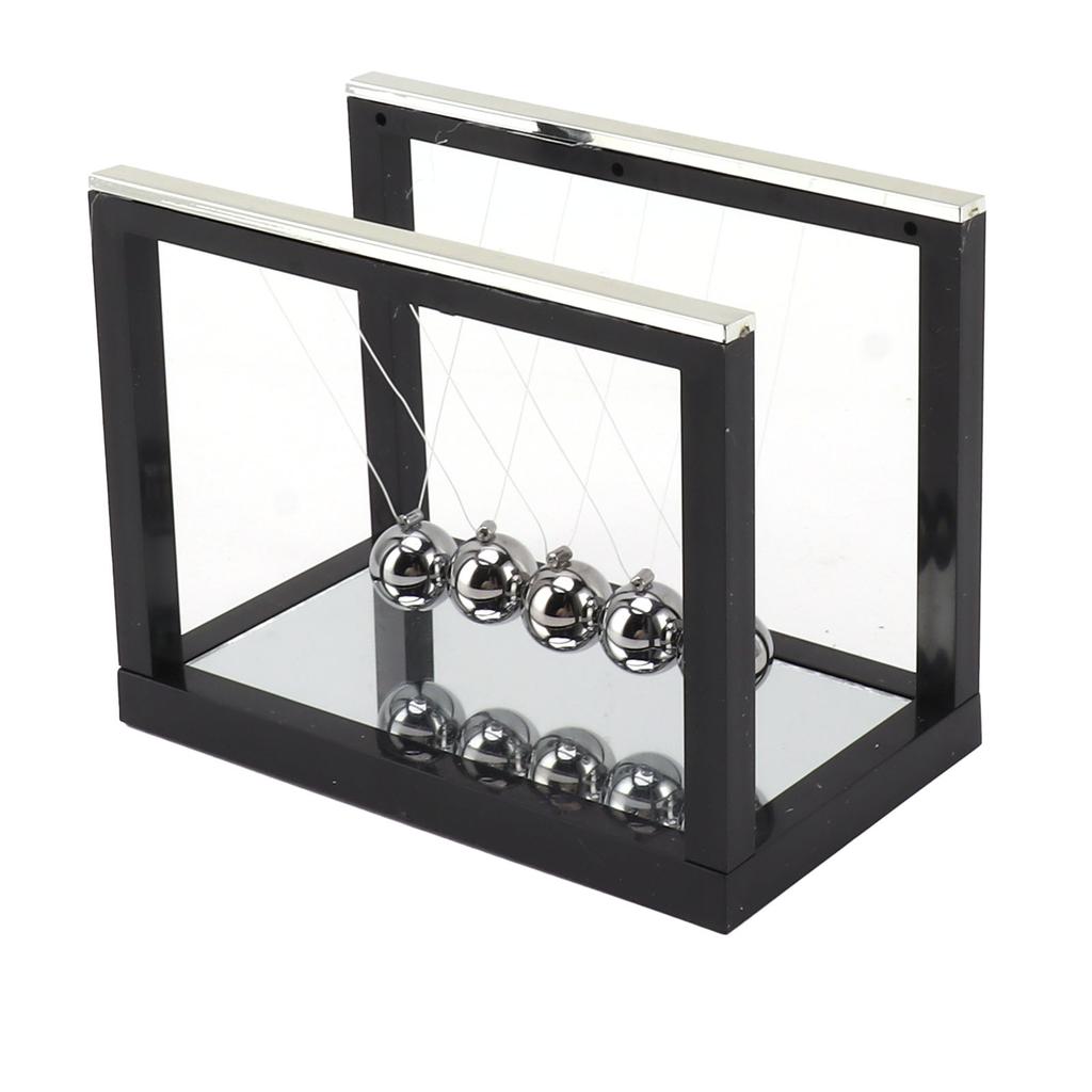 Newton Cradle Balance Balls Stainless Steel Balance Balls Bottom Mirror Stress Reliefswing Balls Desktop Decoration Toy