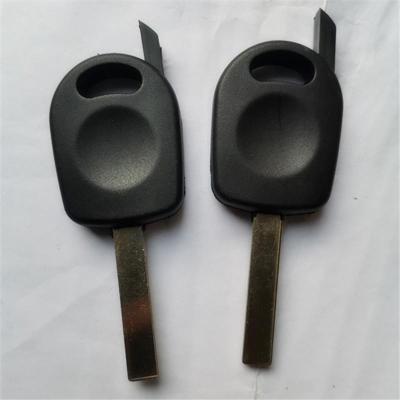 DAKATU 10pcs Replacement FOB Key Case For Peugeot 307 MAN Transponder Key Shell (HU83 Blade With Groove)