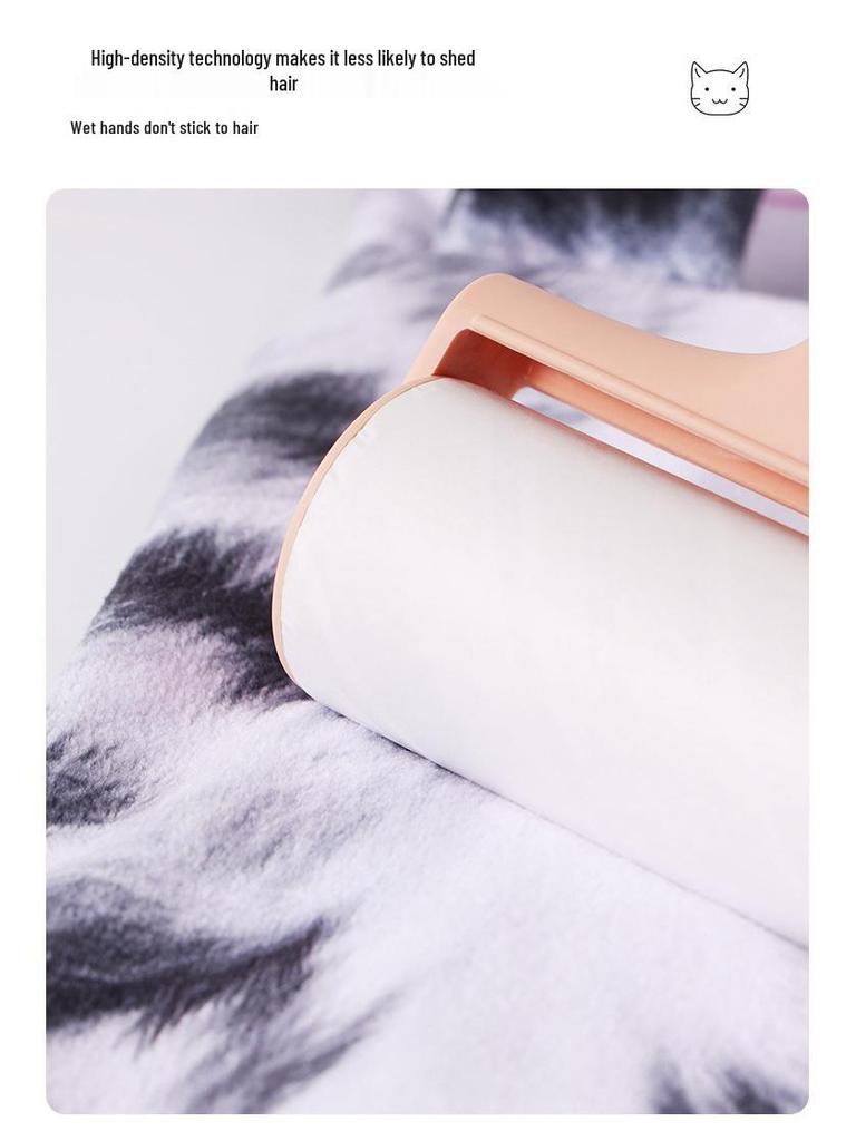 Ultra-Absorbent Cartoon Cat Hand Towel: Double-Layer Microfiber Hanging Cloth