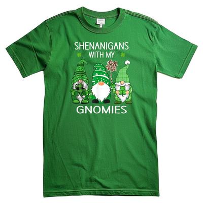 Shenanigan's Gnomies Funny St Patrick's Day T-shirt For Men and Women Shirt Top