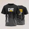 Summer Caterpillar T-Shirts CAT Excavator 3D Printed Streetwear Men Women Sports Fashion Oversized O-Neck T Shirt