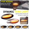 2pieces Dynamic LED Fender Side Marker Turn Signal Lights Amber For Nissan Qashqai Dualis Juke Micra March Micra Note X-Trail