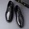 New Arrival Men Leather Shoes Handmade Dress Shoes Versatile Casual Footwear Leisure Walk Business Shoes Soft Male Oxford Shoes