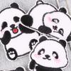 6pcs Panda Patch Selfadhesive Badges Patch Sticker No Sewing For Clothing Hat Accessories Decoration For Craft Lovers