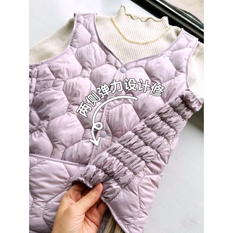 Womens Warm Padded Vest 2026 Winter Short Sleeveless Fleece Lined Outerwear Office Casual Wear