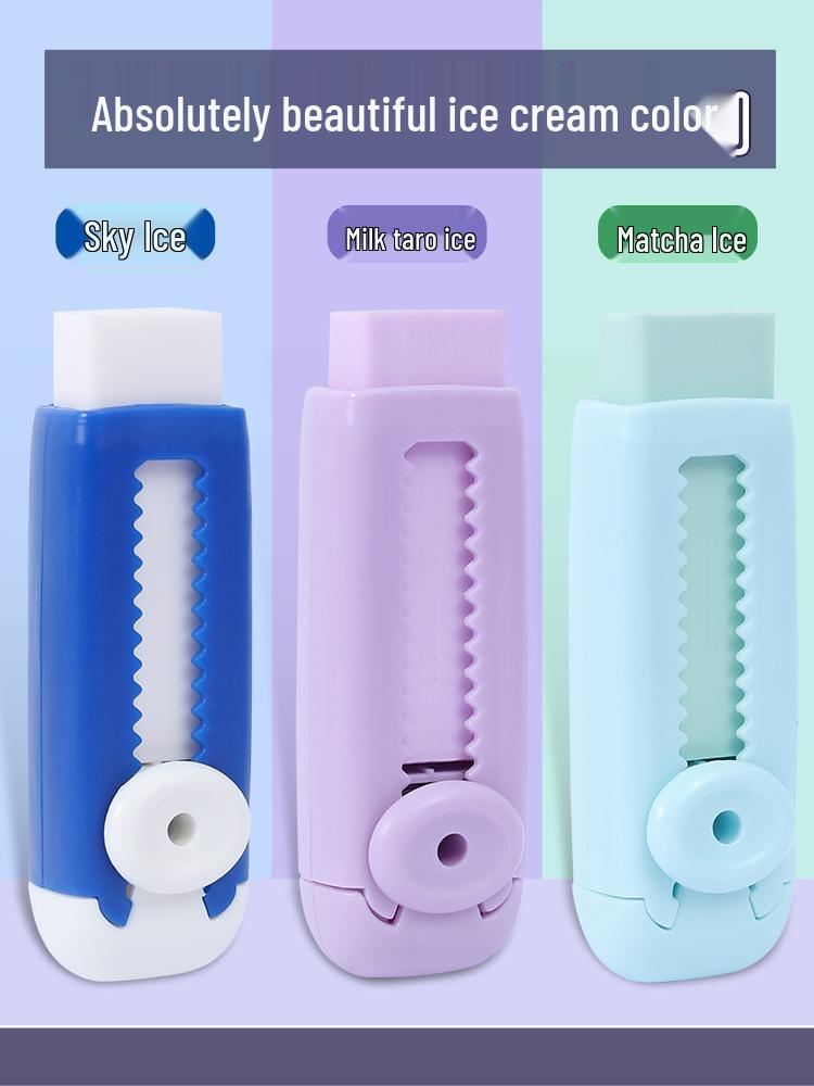 

Push-Pull Eraser for Students: Leaves No Marks, Ideal for Exams